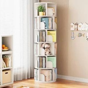 360회 원목책장 일룸책장 회전책꽂이