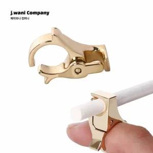 휴대용 담배집게 냄새 방지 손가락 홀더