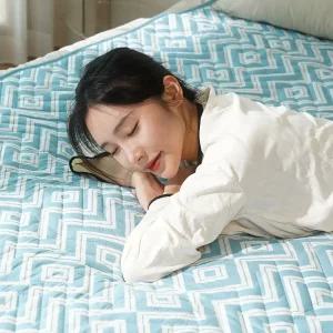 보국 탄소매트 전기요 카본매트 1인용 싱글 전기장판 오로라민트