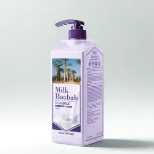 밀크바오밥 향좋은 샴푸 베이비파우더향 대용량 1000ml 1개 풍성한 거품 오래 기억되는