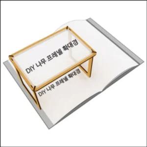 확대경 프레넬 렌즈 돋보기 독서용 영화감상 관찰 노안 나무 프레임 루페 돗보기 프래넬