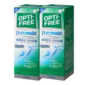 알콘 옵티프리 렌즈세척액 퓨어모이스트 300mlx2개