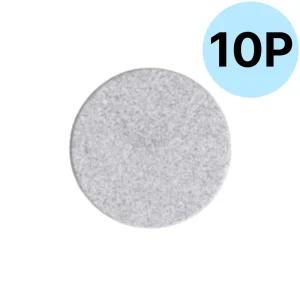 리프홈 규조토 컵 받침 티 코스터 원형 스팟그레이X10