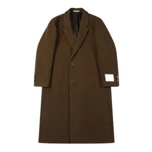 [롯데백화점]본 남성 F/W 캐시미어 부클 대디코트 브라운 BN3WHA583BR