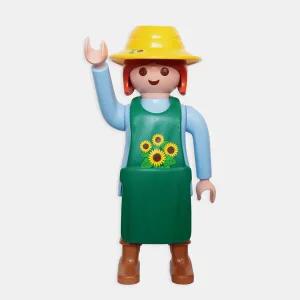 마이플랜트 레츄자 플레이모빌 XXL 피규어 해바라기 정원사 인테리어 소품 대형 피규어 가드닝 장식