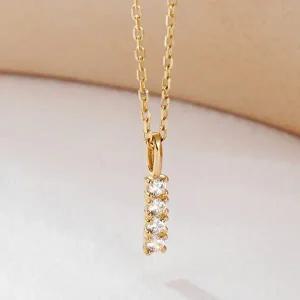 [비앤비골드] 14K 미니 큐빅 스틱 펜던트 S JAP41848