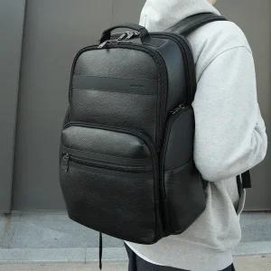 [맨백] 소가죽 레더 백팩 대용량 17인치노트북 가방 BPI661A