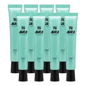 타투그리모 아우라 두피 물들임 에센스 흑갈색 30mlX8개