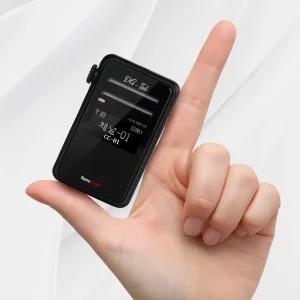 두대 한세트 초소형 초슬림 고성능 나노큐브 디지털 생활무전기 카드형 안테나프리 매장 병원 식당 업무용