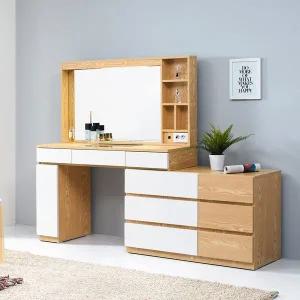 [아이앤] 헤르밍 LED 1200 확장형 서랍 화장대 PD