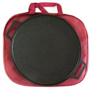 퀸센스 그리들팬 전용 가방 블랙 36cm/고기/불판/바비큐/그릴/바베큐/타공판/삼겹살/구이판/고기판/가정용