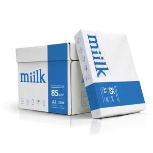 한국)복사용지-밀크(A4 85g 500매X5권)/복사/백상지/에이포/회사원 사무실 업무용 다용도 백상지 프린터