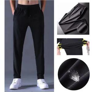여름 남성 아이스 쿨 메쉬 숨쉬는 바지 시원한 츄리닝 하의 트레이닝복 팬츠 조깅 스포츠