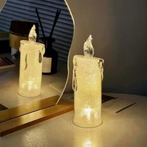 양초 무드등 가짜초 캔들 반짝이 LED 건전지조명 램프 용품