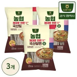 농협식품 제대로 만든 국산 자른당면 300g x3개