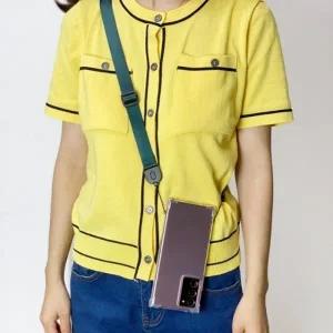 LG G7 G710 듀얼 이지 스트랩 줄 목걸이 길이조절 스마트폰 크로스 스트랩 케이스