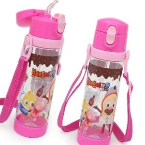 브레드이발소 빨대물통 500ml 어린이집 보리차병 공주