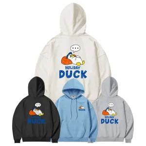 제네브 국내생산 특양 헤비 기모 후드티 홀리데이덕/M-3XL까지