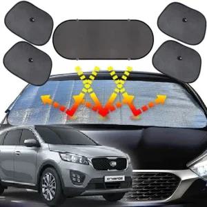 올뉴쏘렌토 햇빛가리개 6종세트 차박용품 차량햇빛가리개 자동차커버 차량용햇빛가리개