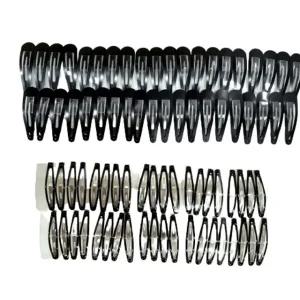 헤어핀 똑딱핀 앞머리핀 대형/ 슬림 검정 40개