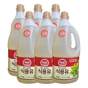 해표 식용유 1.8L x 6개