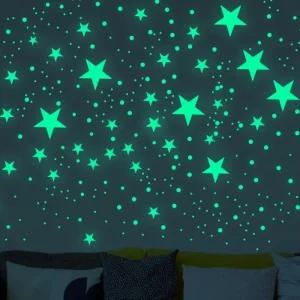 [BZF4L1L4_58]야광별스티커 창문스티커 100p