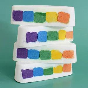 더허브샵 레인보우 버블 배쓰밤 140g 호캉스 입욕제 무지개 거품 바스볼 버블바 스파클링 힐링 향기 목욕