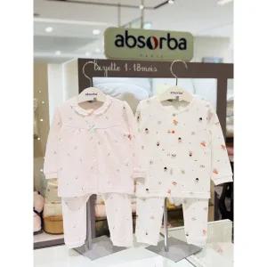 [압소바](광주신세계)[압소바 25 F/W 겨울임신출산돌백일선물] 팥팥 내의+밍밍 내의 2벌 세트(A2D10390/...