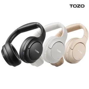 TOZO H10 HI-RES AI 블루투스 무선 유선 헤드폰 ANC 노이즈캔슬링 스터디