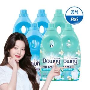 다우니 초고농축 섬유유연제 실내&탈취 혼합구성 1L 6개 모음
