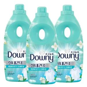 다우니 초고농축 섬유유연제 실내건조 섬유유연제 본품 1L 3개
