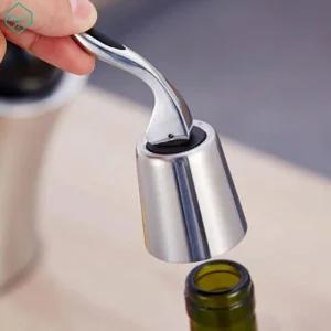 키핑 소스 와인 샴페인 벨브형 1P 병주둥이 스토퍼 압축공기 병마개 기름