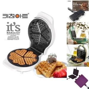 키친아트 라팔A80 와플 메이커 하트 크로플 기계/업소용/양면/토스트팬/와플팬/샌드위치/원형/와플기/업소