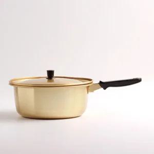 노란냄비 황냄비 양은 16cm 라면 황편수냄비