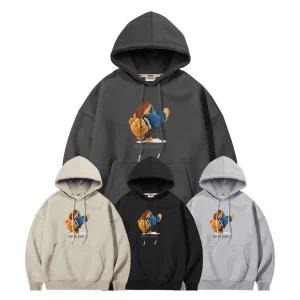 제네브 국내생산 특양 헤비 기모 후드티 힙합베어/M-3XL까지