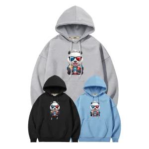 제네브 국내생산 특양 헤비 기모 후드티 선글라스팬더/M-3XL까지