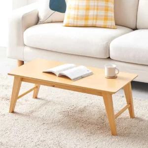 소나무 원목 접이식 테이블 거실 인테리어 다용도 식탁 1000