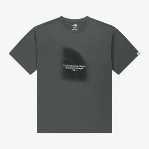 [노스페이스] [노스페이스 공식] NT7UR13K 화이트라벨 미스티 로고 반팔 라운드티_DARK GRAY