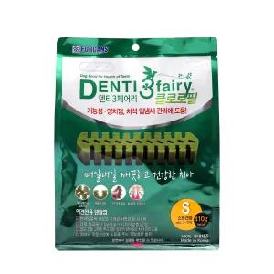 덴티페어리 클로로필 S 초소형견용 410g 포켄스 강아지 덴탈껌 낱개포장