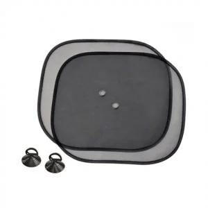 차량 창문 햇빛가리개2P 뒷좌석 창문 그늘막 흡착고무판 접이식