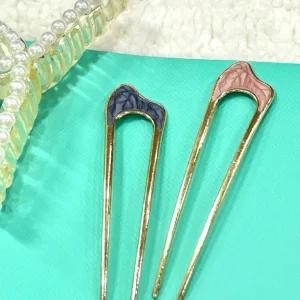 비녀 머리고정 머리장식 U자형 빗핀 머리핀 올림머리