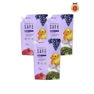 세이프 주방세제 천연미네랄 오리지널 리필 1L x 3개
