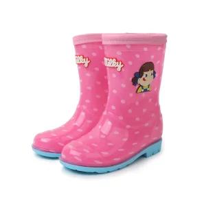 [알파슈]페코 밀키 장화(핑크)