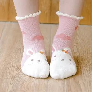 [킨즈]마이리틀싹스 핑크래빗 아동 어린이 아동양말  (5종 10켤레)