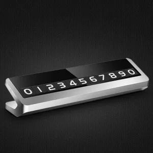 자동차 주차번호판 알림판 안내판 금속재질 F타입 전화알림판 전화번호판 주차알림판