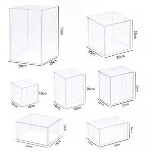 피규어 진열장 수집품 완전 투명 아크릴 진열대 장식장 건담 먼지 보호 케이스 조립 정리함