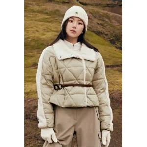 [코오롱스포츠](신세계 사우스시티) 동절 여성 플리스 하이브리드 패딩 TVJJW24532LBE