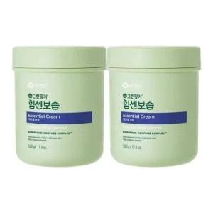 그린핑거 힘센보습 에센셜 크림 500g x 2 신생아 아기 유아 어린이 피부 저자극 겨울 고보습 대용량 코스트