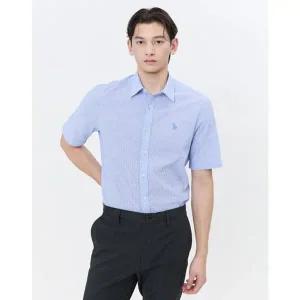 [헤지스] 남성 [클리어런스][스테디셀러]블루 스트라이프 코튼린넨 ...