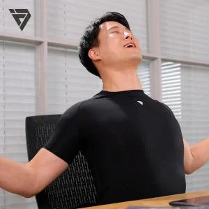 [테이핑테크] (남) 바른자세 쿨 테이핑웨어 1종 블랙